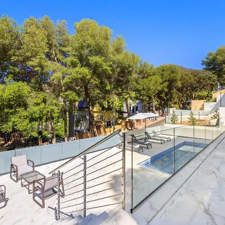 Villa Pinares De San Anton, Malaga, With Sea, City And Mountain Views