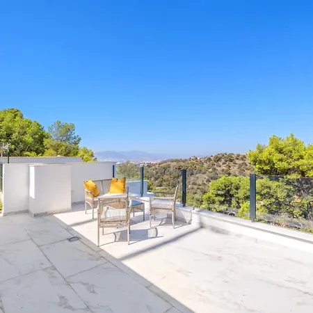 Pinares De San Anton, Malaga, With Sea, City And Mountain Views Villa