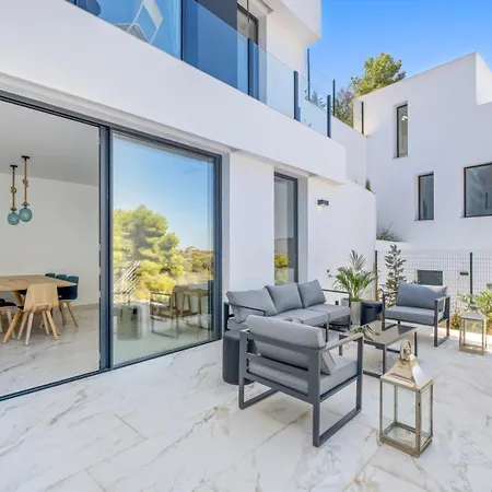 Villa Pinares De San Anton, Malaga, With Sea, City And Mountain Views